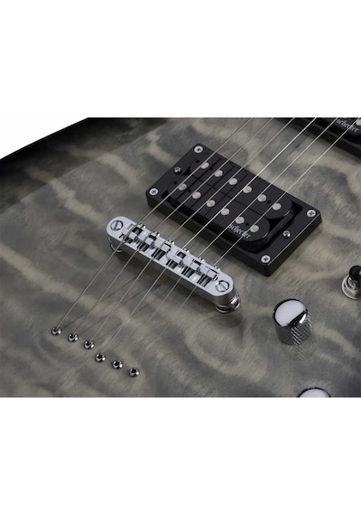 Schecter C-6 Plus Elektro Gitar (Charcoal Burst)