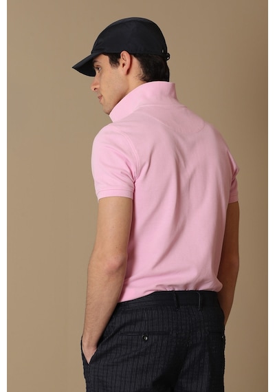 Lufian Laon Spor Polo Yaka Erkek Tişört Pembe 111040091100800 Pembe