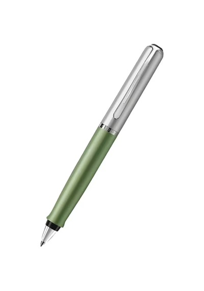 Pelikan K360 Yeşil Tükenmez Kalem K360y Gümüş