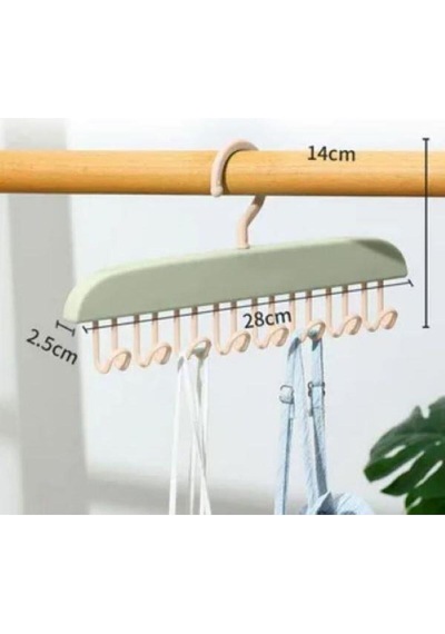 Dolap İçi Askılık Düzenleyici Mutfak Banyo Çok Amaçlı Organizer Askı Şal Kravat Şapka Takı Plastik B Diğer