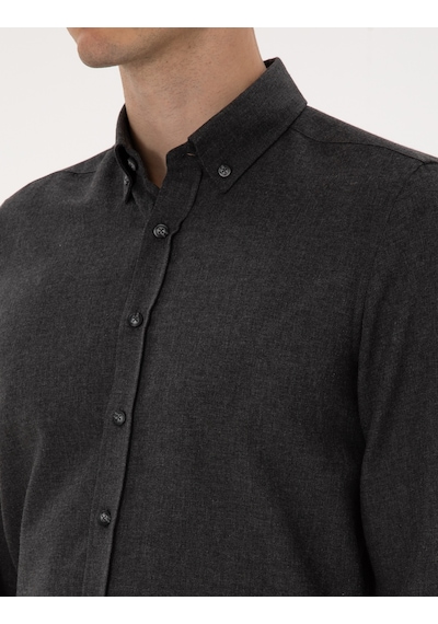 Pierre Cardin Erkek Antrasit Gömlek Desenli 50316751-vr006 Antrasit
