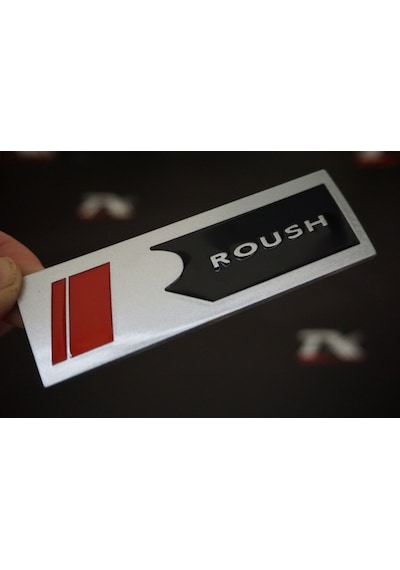 Ford Mustang Roush Bagaj Body Logo Krom Metal 3M Plaka N11.2429