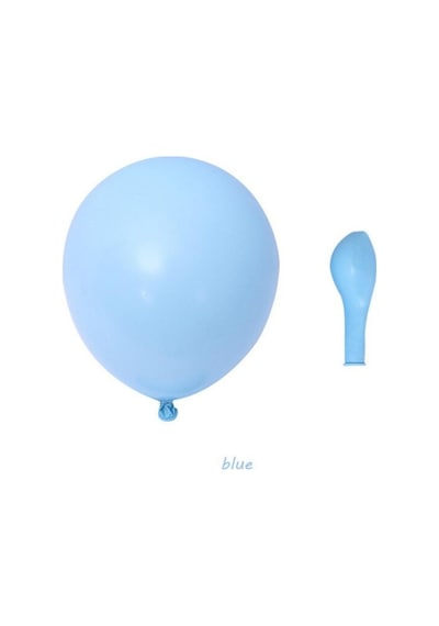 Mini Makaron Mavi Balon 6 inç