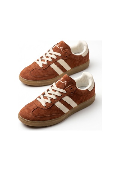 V.S.H Velvet Kadın Turuncu Süet Kadın Retro Spor Ayakkabı Te02-2439