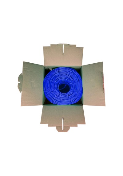 Powergate Cat6-box-bl, 23awg 0,57mm, Utp, Cat6 Kablo, 305m, Mavi