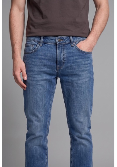 Defacto Pedro Slim Fit Normal Bel Dar Paça Jean Pantolon G8528ax26aunm28 Mavi-nm28