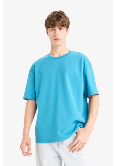 Defacto Oversize Geniş Kalıp Ütü Gerektirmeyen Bisiklet Yaka Kısa Kollu Basic Düz Ağır Kumaş Tişört X3926az25spbe833 Mavi Defacto Oversize Geniş Kalıp Ütü Gerektirmeyen Bisiklet Yaka Kısa Kollu Basic Düz Ağır Kumaş Tişört X3926az25spbe833 Mavi