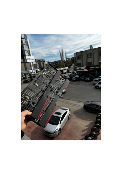 Volkswagen Uyumlu Logolu Lip Model Pleksi Plakalık - 784761948