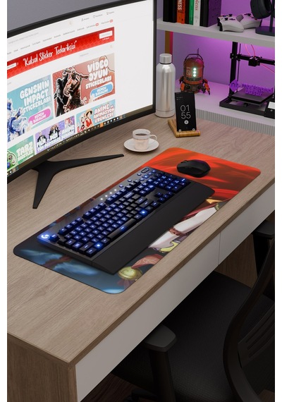 Xiangling Genshin Impact Anime Oyuncu V5 - 70x30 Xl Gaming Mouse Pad Fare Altlığı