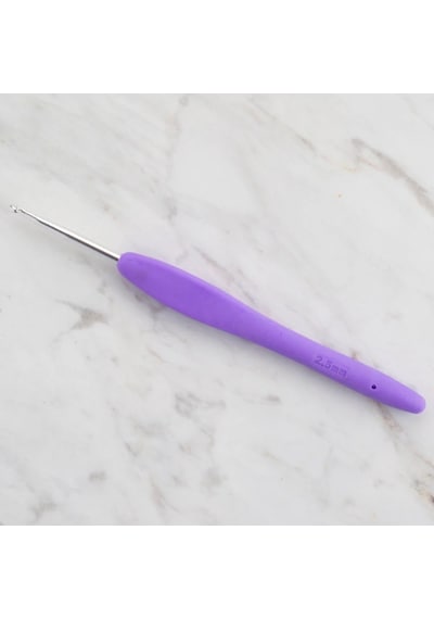 Abarta Yumuşak Saplı Yün Tığ-uzunluk:14cm & 2,5mm -renkli 1 Adet