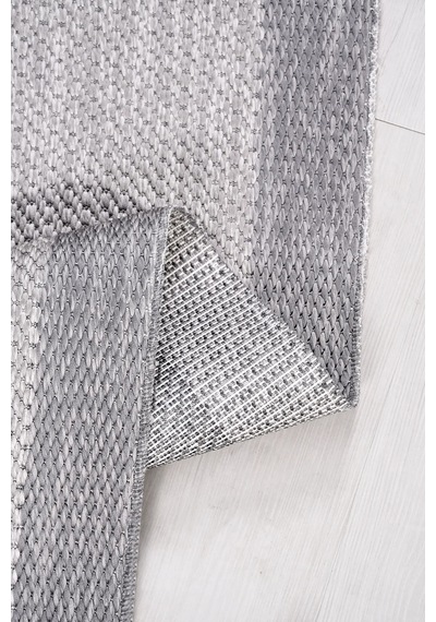 Vatra Sisal Halı Tarzı Gri Robot Süpürge Uyumlu Mutfak Salon Koridor Kolay Temizlenebilir Modern Polyester Halı