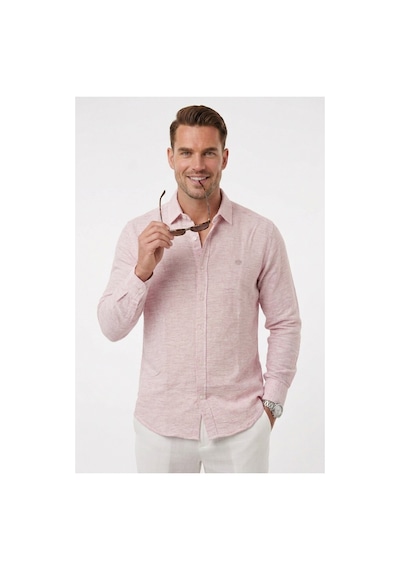 Deepsea Pembe Slim Fit Çizgili %100 Pamuk Erkek Gömlek Nefes Alan Şık Günlük Gömlek 2602626 Deepsea Pembe Slim Fit Çizgili %100 Pamuk Erkek Gömlek Nefes Alan Şık Günlük Gömlek 2602626