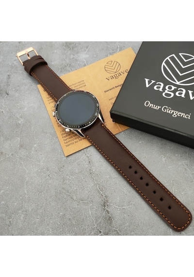 Vagave Huawei Watch Gt / Gt2 / Gt2E / Gt2Pro 42-46Mm Deri Kordon (498115420)