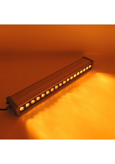 Led Aydınlatma Wall Washer Duvar Boyama 50 Cm 18w 6 Renk Amber