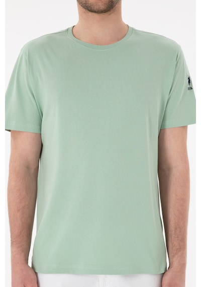U.S. Polo Assn. Erkek Regular Fit Bisiklet Yaka Su Yeşili Basic Tişört 50305985-VR048 U.S. Polo Assn. Erkek Regular Fit Bisiklet Yaka Su Yeşili Basic Tişört 50305985-VR048