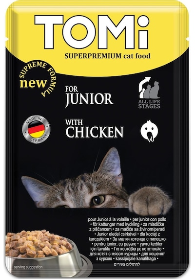 Tomi Premium Pouch Tavuklu Yavru Kedi Konservesi 100 G