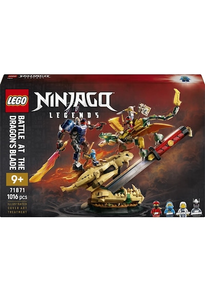 LEGO® NINJAGO® Ejderha Kılıcı Savaşı 71871 - 9 Yaş ve Üzeri Çocuklar için 4 Minifigür İçeren Oyuncak Yapım Seti (1016 Parça)