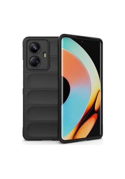 Realme 10 Pro 5g Uyumlu Kılıf Optimum Silikon - Siyah