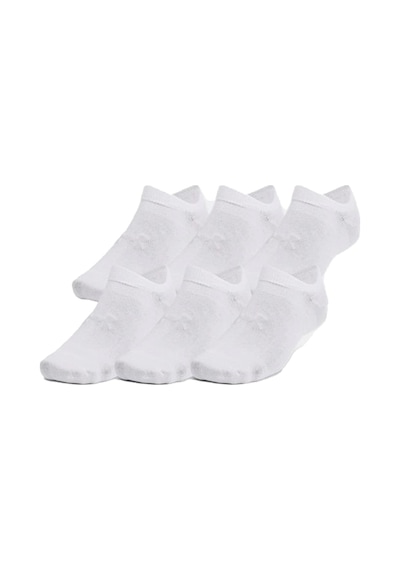 Under Armour Essential No Show 6pk Unisex Çorap Beyaz