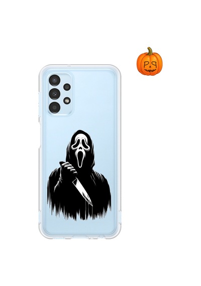 Dali Design Samsung Galaxy A13 Uyumlu Şeffaf Kılıf Horror 3 Tasarımlı