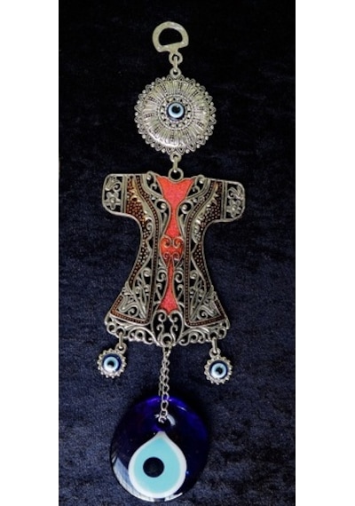 Nazar Boncuklu Mineli Büyük Kaftan (522773253)