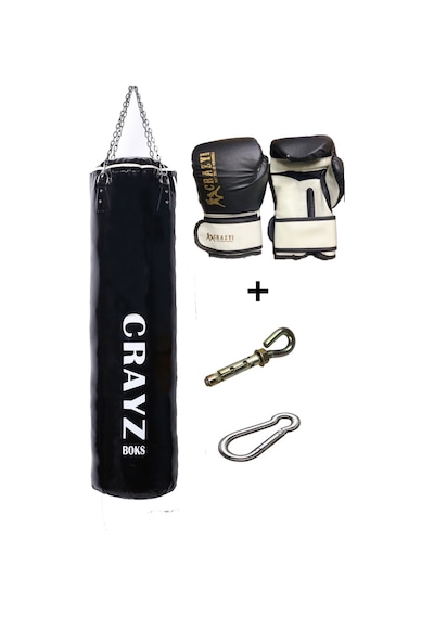 120x35 Boks Kum Torbası Set Büyük Boy Dolu Boks Eldiveni Askı