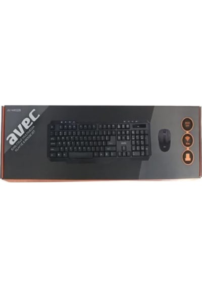 Avec AV-WK028 Kablosuz Multimedya Q Klavye Mouse Set