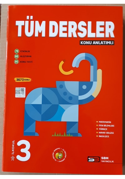 3.Sınıf Tüm Dersler Konu Anlatımlı Sbs Yayınları 2019 Basım