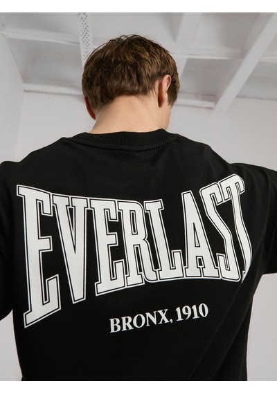 Everlast Ever Classics Oversize Arkası Baskılı Siyah Erkek Tişört Siyah