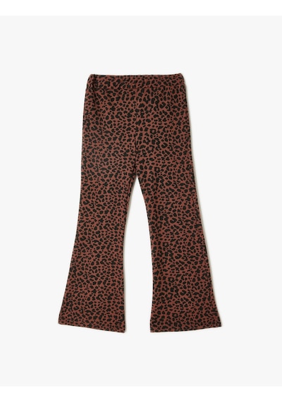 Koton İspanyol Paça Pantolon Leopar Desenli Beli Lastikli Kahverengi Desenli 5wkg40239ak Kahverengi Desenli Kahverengi Koton İspanyol Paça Pantolon Leopar Desenli Beli Lastikli Kahverengi Desenli 5wkg40239ak Kahverengi Desenli Kahverengi