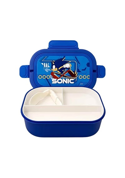 Sonic 3 Bölmeli Beslenme Kutusu Çok Renkli