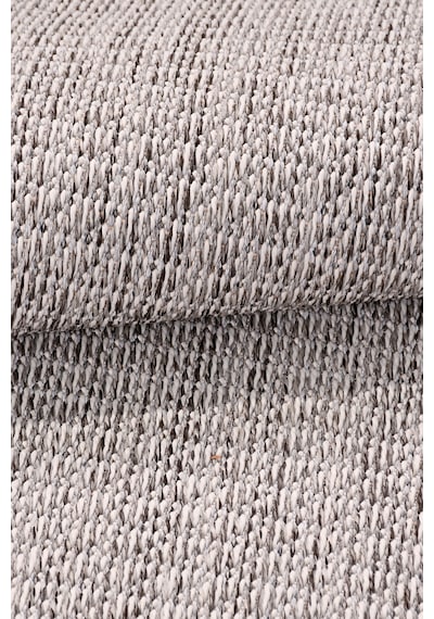 Dekozer Sisaletta Jüt Görünümlü Sisal Dokuma Modern Kilim Tozumaz, Robot Süpürge Uyumlu Gri