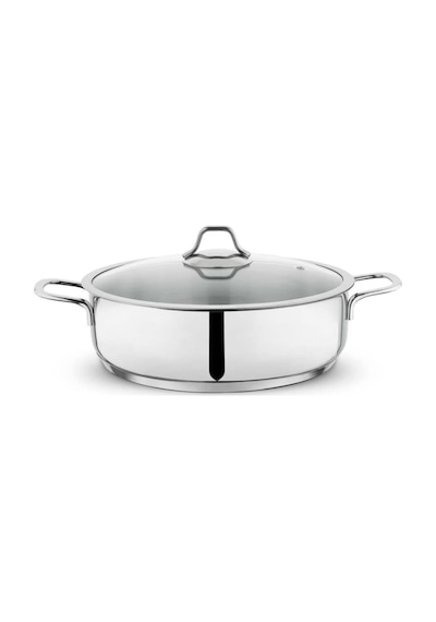 Held Çelik Basık Tencere-28 Cm-2 Prç.-ınox 12v