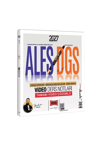 Yargı 2027 Ales Dgs Türkçe Paragraf Sözcükte Anlam Sözel Mantık Video Ders Notları - İbrahim İşbilir