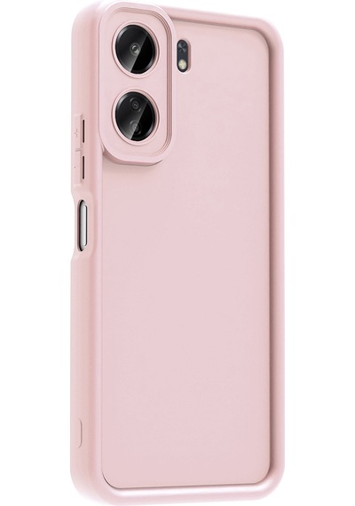 Xiaomi Poco C65 Kılıf Kamera Korumalı Zore Ananas Kapak Mürdüm