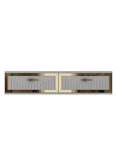 Tda1206bs Tuna120 Duvara Montaj Tv Stand Beyaz-silver 120cm