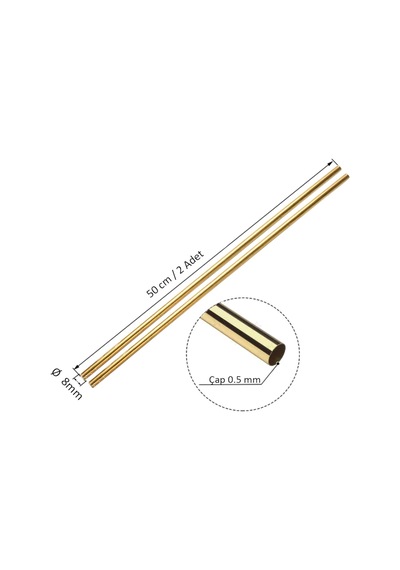 8 Mm Pirinç Boru Iç Çap 7 Mm 437664286