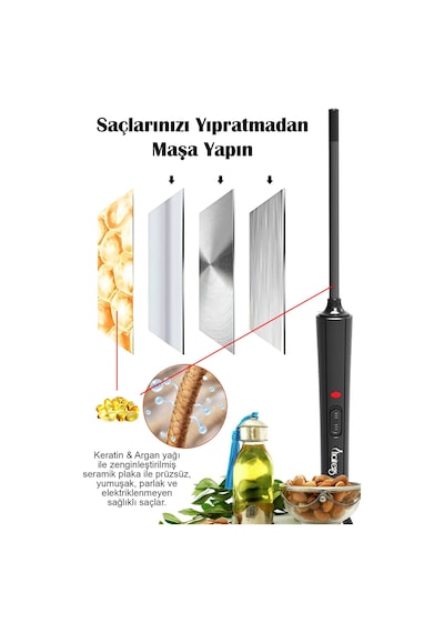 Hairens Hrs-130 Afro Dalga Kıvırcık Saç Maşası