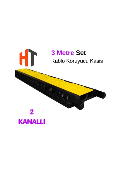 Kablo Kanallı Yol Kasisi Seti 2 Kanallı - 3 Metre