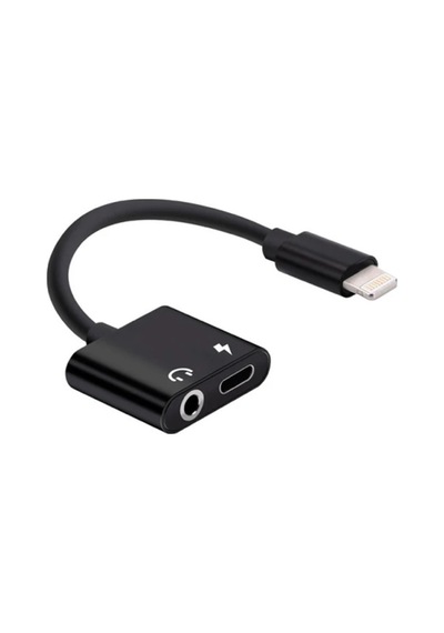 Apple Uyumlu iPhone-3.5mm Kulaklık Ve Şarj Dönüştürücü Başlık Adaptör Kablo- 5775