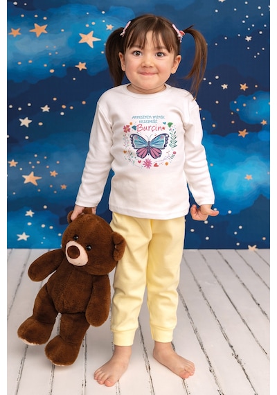 Pia Baby İsimli Kız Çocuk Pijama Takımı %100 Pamuk Penye İsme Özel Baskılı Kişiselleştirilebilir Pijama Seti 20411s14pi Krem Pia Baby İsimli Kız Çocuk Pijama Takımı %100 Pamuk Penye İsme Özel Baskılı Kişiselleştirilebilir Pijama Seti 20411s14pi Krem