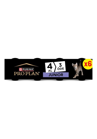 Purina Junior Tavuklu Yavru Kedi Konservesi 85 Gram, 24 Adet