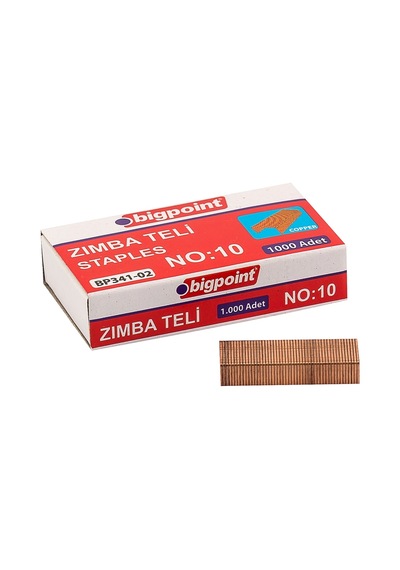 Bigpoint Zımba Teli No:10 Sarı X 20 Kutu