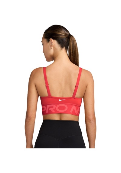 Nike Pro Indy Plunge-support Bra Kadın Spor Bra Kırmızı