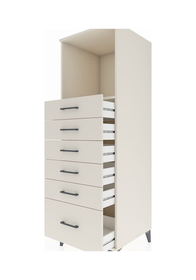 Kronos Dolap Tek Raflı 6 Çekmeceli 60x59x182 Aytaşı-aytaşı Aytaşı