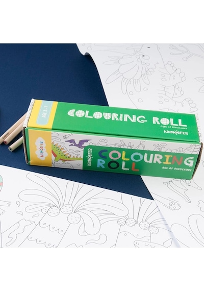 Boyama Rulosu - Dinozorlar Colouring Roll Age Of Dinosaurs Çok Renkli