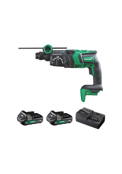 Hikoki DH18DPC-2.0 18V/2.0AH 26 MM 3.2j Sds Plus Kömürsüz Şarjlı Kırıcı Delici Matkap
