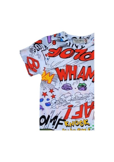 Woo Rage Erkek Çocuk Araba, Motorsiklet,panda,yazılı Tshirt-11751-renkli Çok Renkli