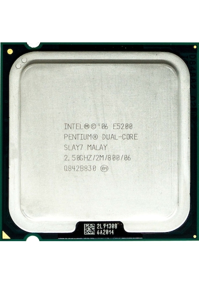 Intel Pentium E5200 Çift Çekirdekli 2.50 Ghz 800 Mhz 2 MB LGA775 CPU İşlemci