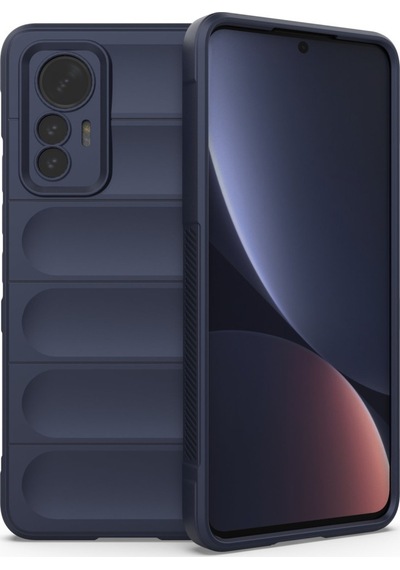 Xiaomi Mi 12 Lite Uyumlu Kılıf Optimum Silikon - Lacivert